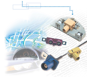Takes you to full size image... Fakra coax connectors for automotive applications